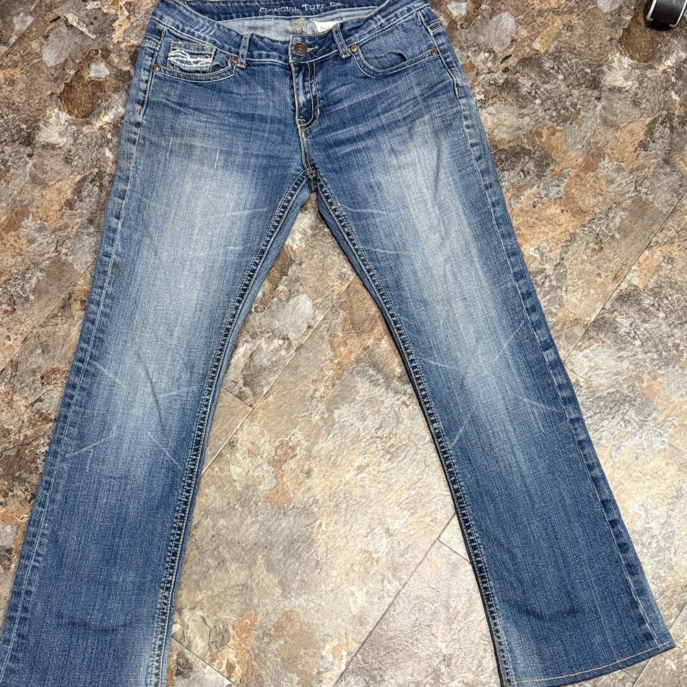 Cowgirl Tuff Blue Boot Cut Jeans